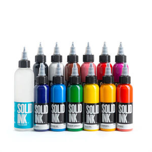 12 Color Set-1oz-Solid Ink